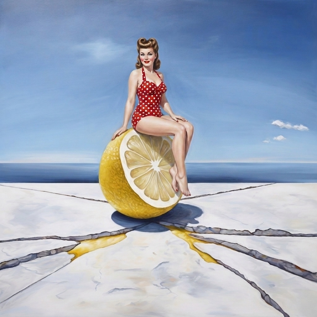 Top on the lemon