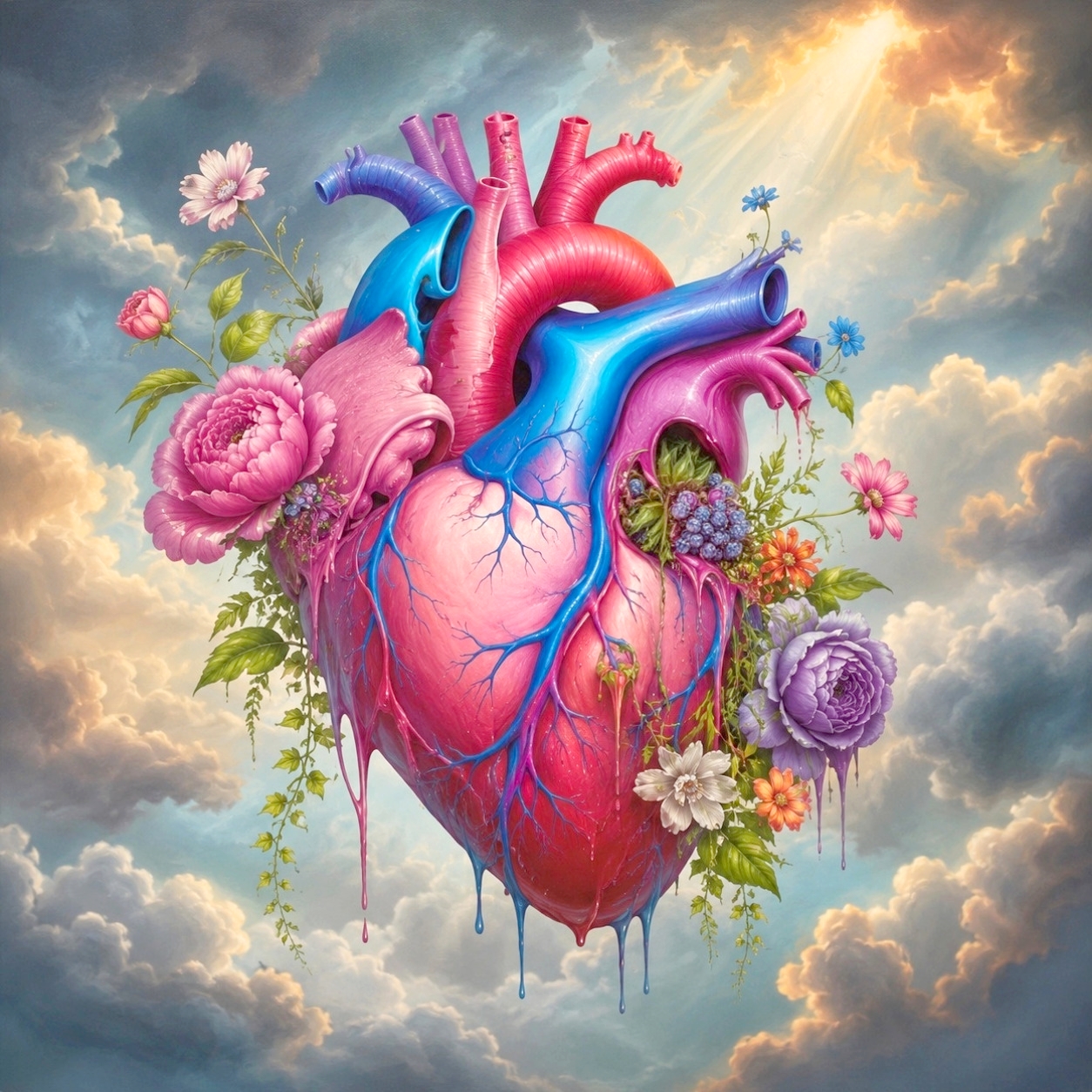 Heart of flowers #1