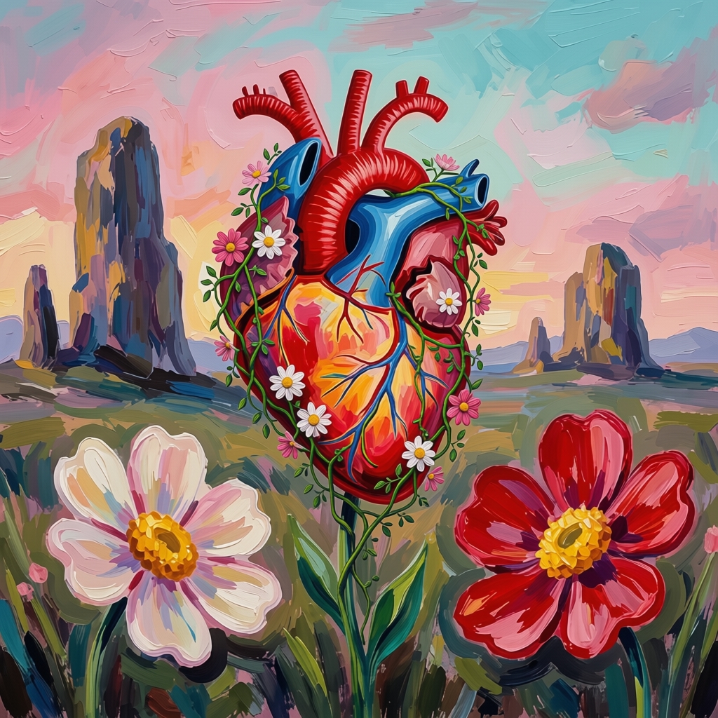 Heart of flowers #4